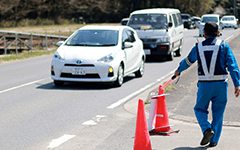 車両の安全誘導業務